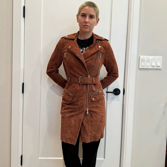 All Saints Jackets & Blazers - Lightly worn All Saints Suede Jacket